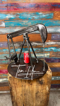 Load image into Gallery viewer, Large Oilfield Pump Jack upcycled art piece reclaimed metals (SHIPPING NOT AVAILABLE, MUST PICK UP)