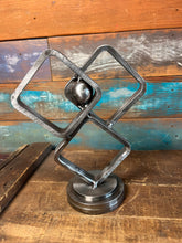 Load image into Gallery viewer, Contemporary Abstract mini sculpture welded metal art handcrafted by artist Tammy Lee