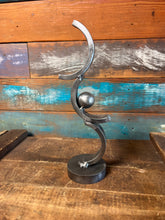 Load image into Gallery viewer, Contemporary Abstract mini metal sculpture handcrafted by artist Tammy Lee
