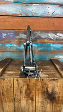 Load image into Gallery viewer, Oilfield Pump Jack welded reclaimed metals art piece handcrafted by Tammy Lee
