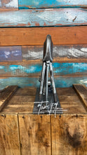 Load image into Gallery viewer, Oilfield Pump Jack welded reclaimed metals art piece handcrafted by Tammy Lee
