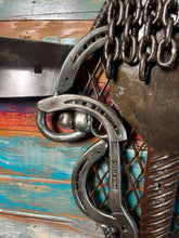 Load image into Gallery viewer, Cow head reclaimed metals scrap metal art handcrafted by Artist Tammy Lee
