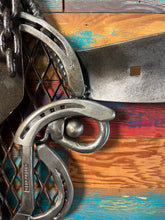 Load image into Gallery viewer, Cow head reclaimed metals scrap metal art handcrafted by Artist Tammy Lee

