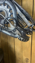 Load image into Gallery viewer, Horse Head repurposed reclaimed metals art piece  (LOCAL PICKUP ONLY)
