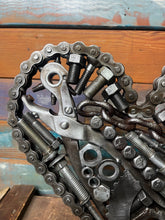 Load image into Gallery viewer, Pieces of the Heart scrap metal art
