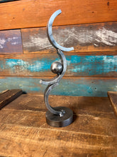Load image into Gallery viewer, Contemporary Abstract mini metal sculpture handcrafted by artist Tammy Lee

