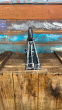 Load image into Gallery viewer, Oilfield Pump Jack welded reclaimed metals art piece, desktop size, handcrafted by Tammy Lee
