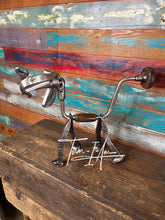 Load image into Gallery viewer, Junkyard Dog repurposed reclaimed metals art piece
