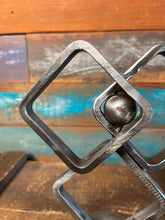 Load image into Gallery viewer, Contemporary Abstract mini sculpture welded metal art handcrafted by artist Tammy Lee
